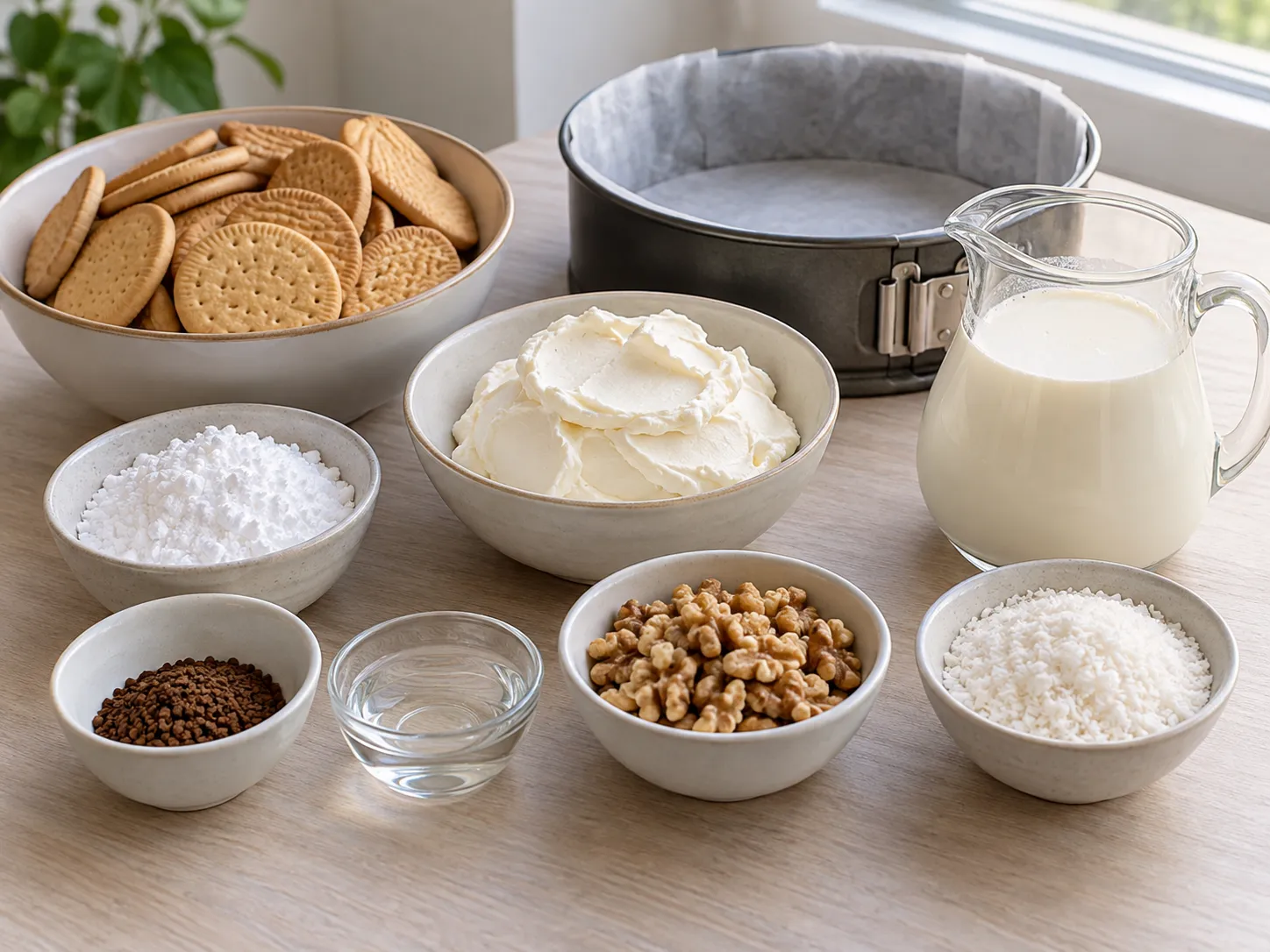 plain butter biscuits, without filling, mascarpone, chilled, whipping cream, at least 35% fat, chil
