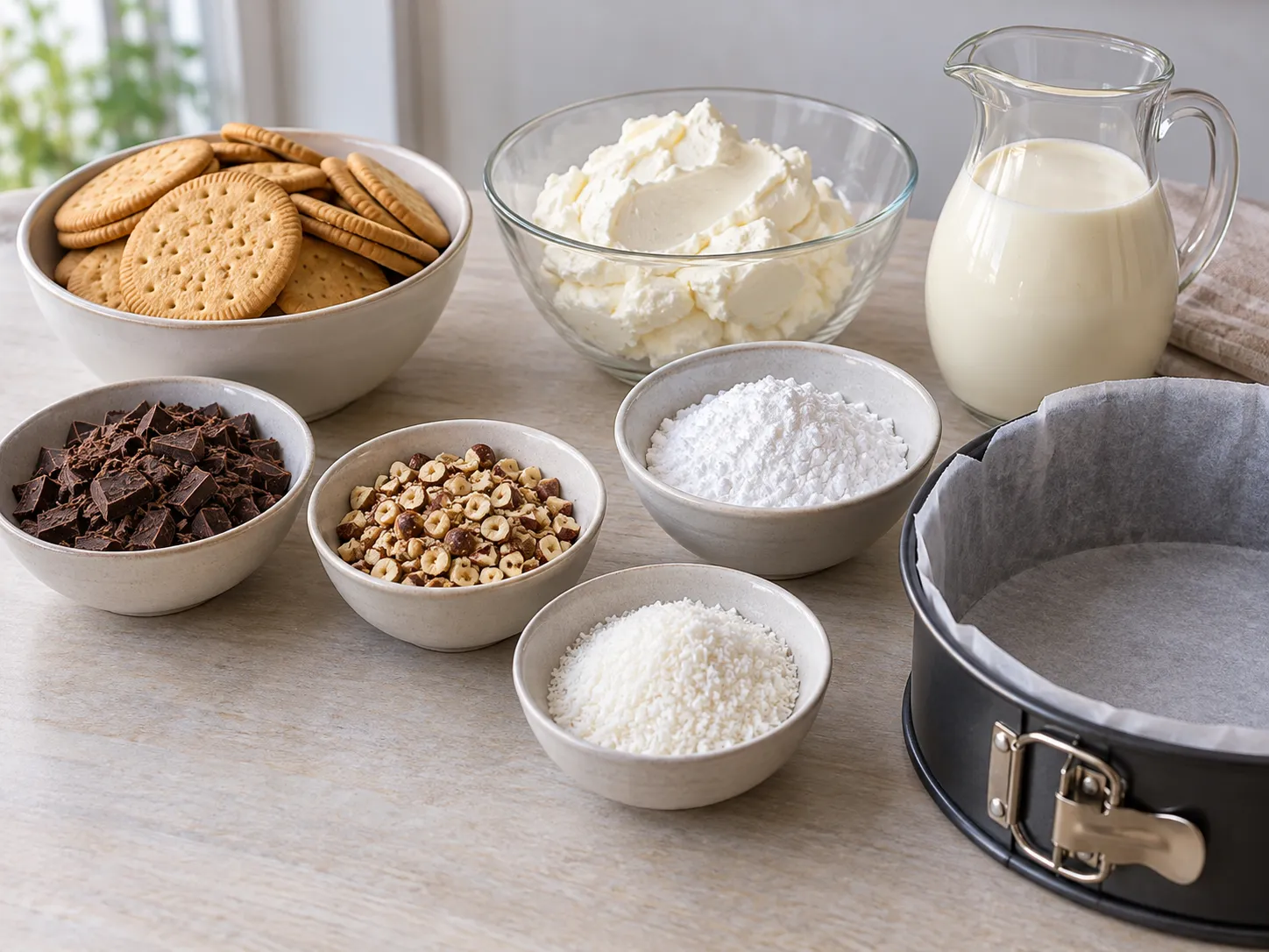 plain butter biscuits, without filling, mascarpone, chilled, whipping cream, at least 35% fat, chil