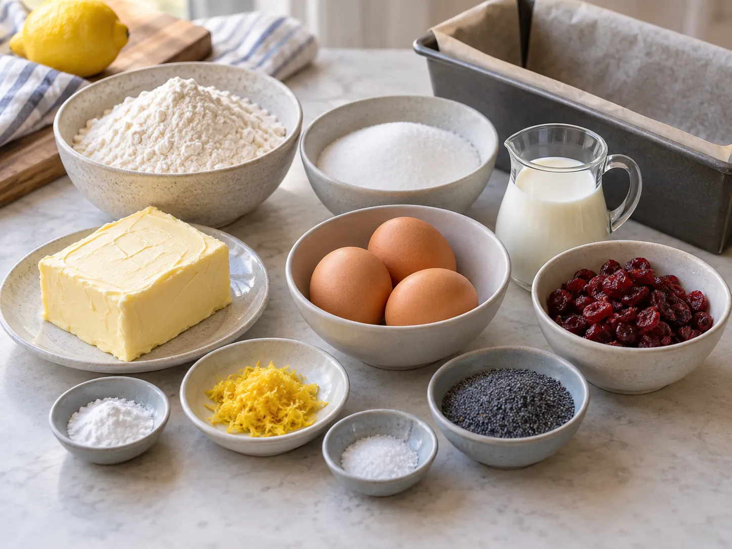 unsalted butter, softened, granulated sugar, large eggs, all-purpose wheat flour