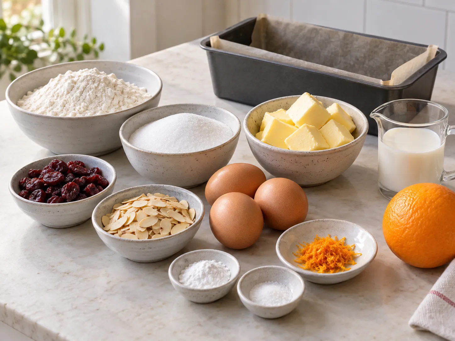 unsalted butter, softened, granulated sugar, large eggs, all-purpose wheat flour
