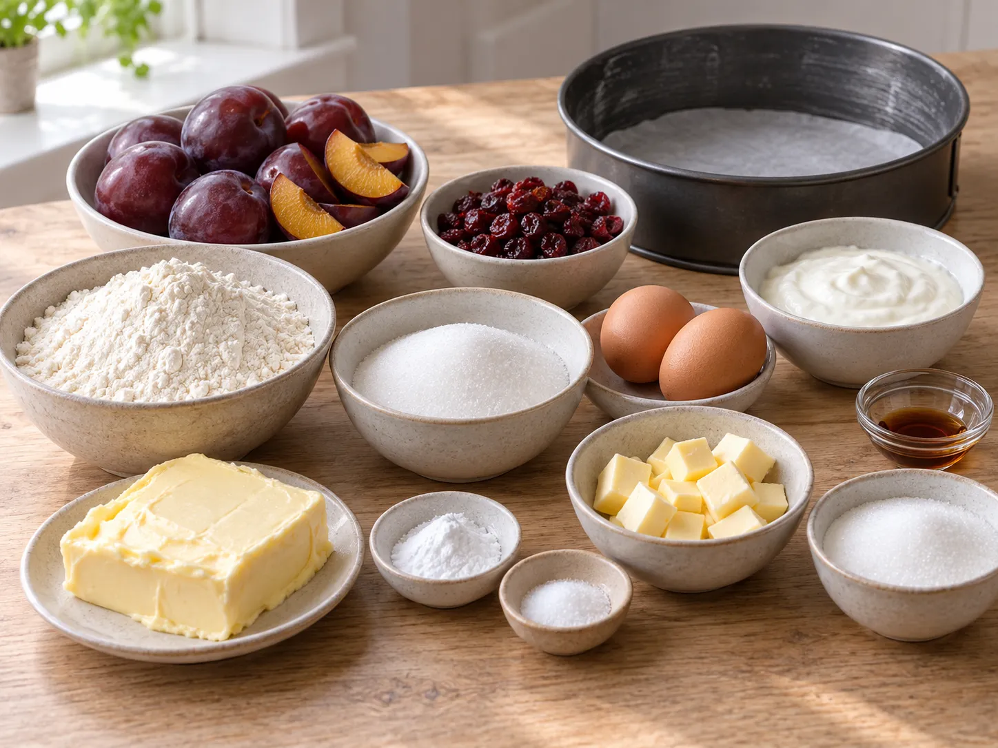 unsalted butter, softened, granulated sugar, large eggs, all-purpose wheat flour