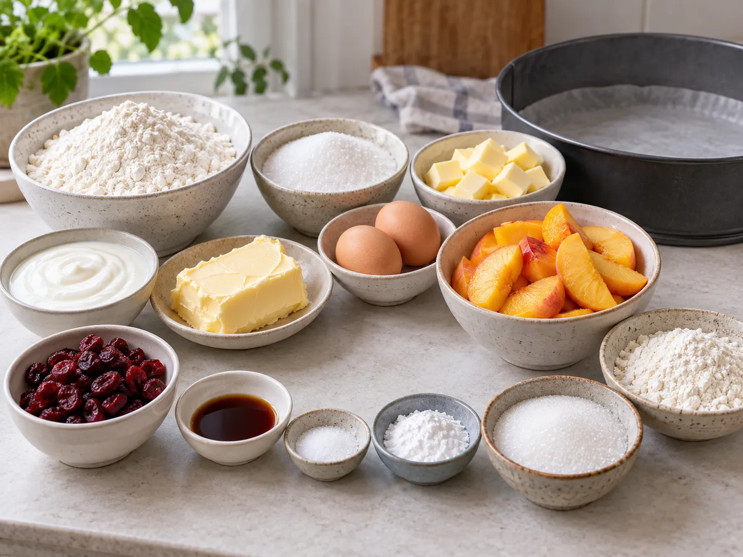 unsalted butter, softened, granulated sugar, large eggs, all-purpose wheat flour