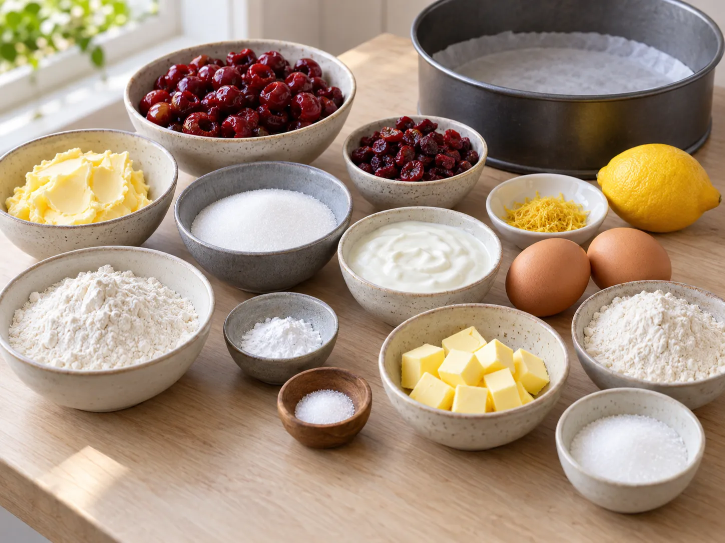 unsalted butter, softened, granulated sugar, large eggs, all-purpose wheat flour