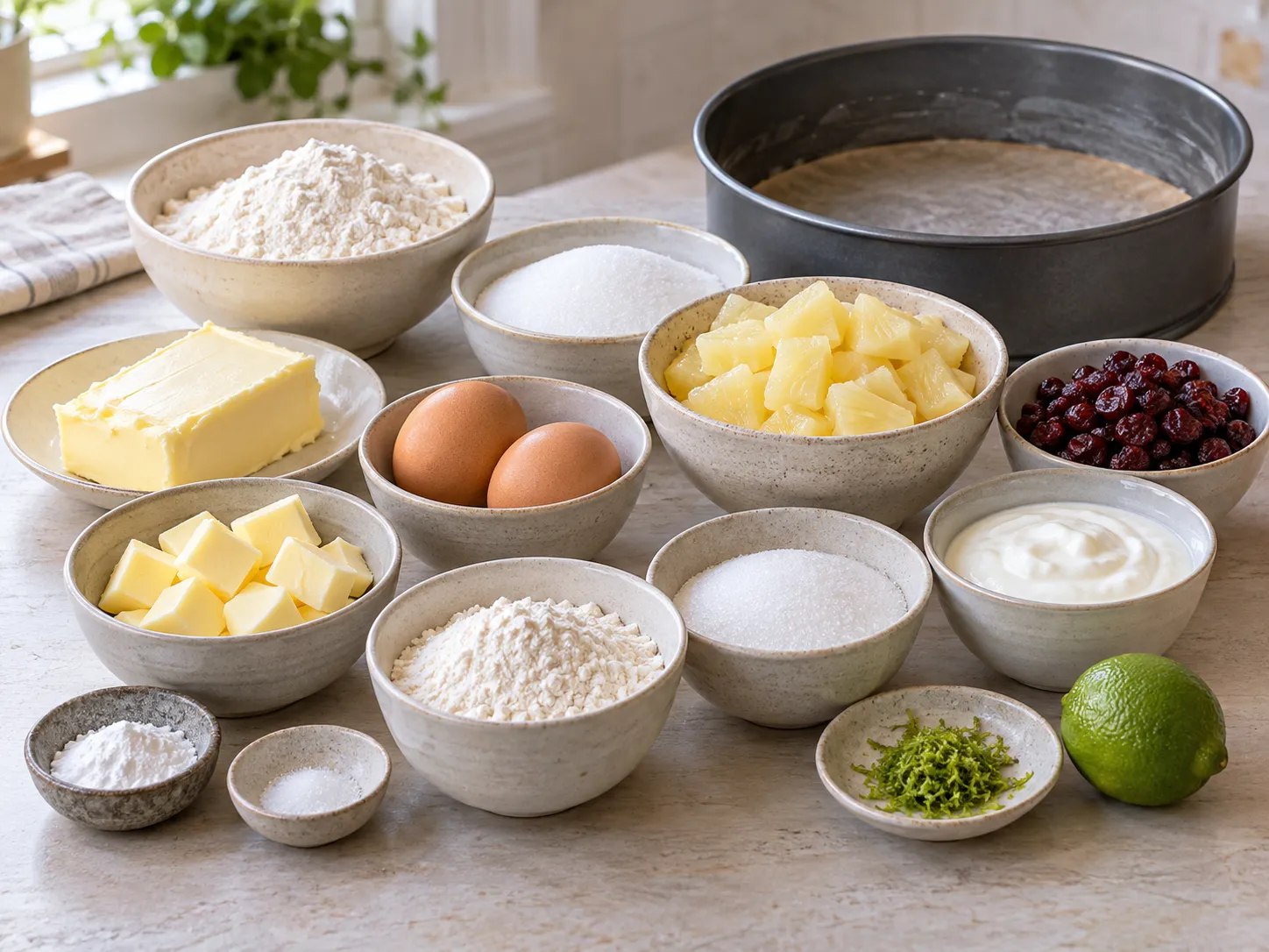 unsalted butter, softened, granulated sugar, large eggs, all-purpose wheat flour