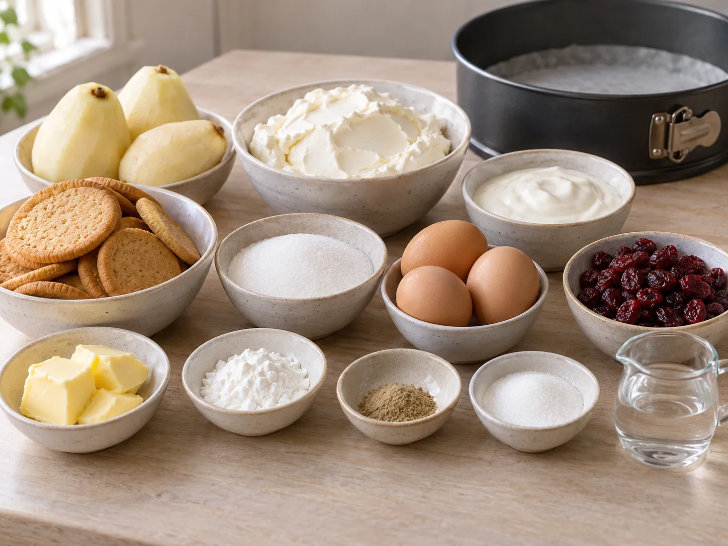 plain butter biscuits, without filling, unsalted butter, softened, full-fat cream cheese, plain, gr