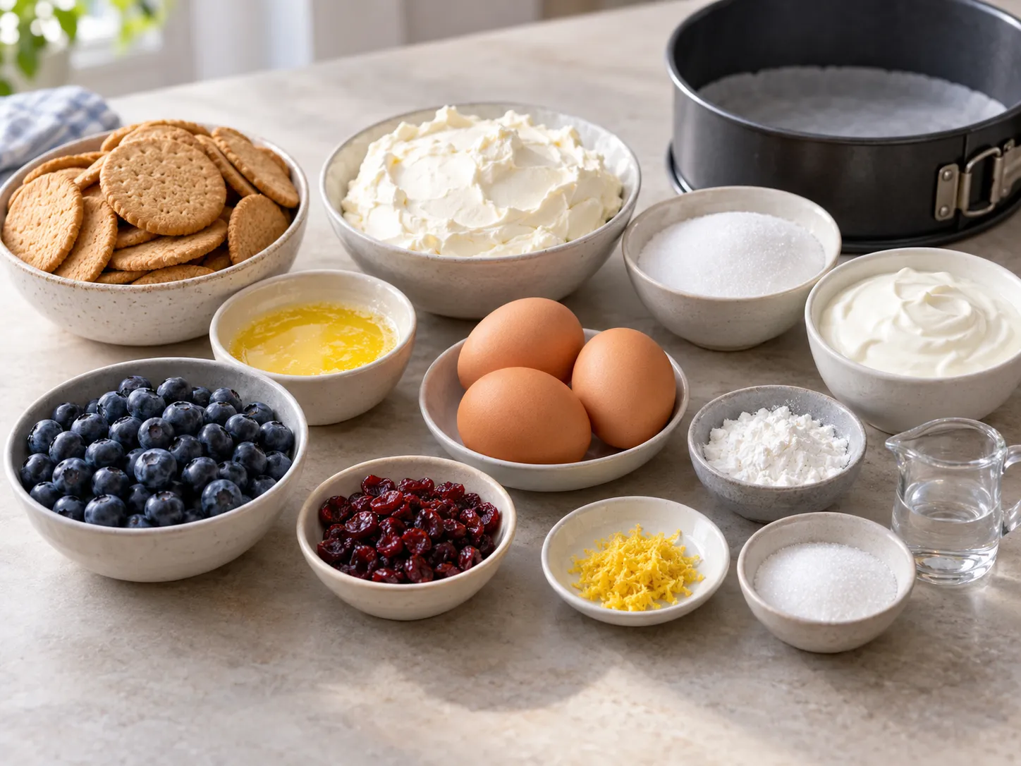 plain butter biscuits, without filling, unsalted butter, softened, full-fat cream cheese, plain, gr