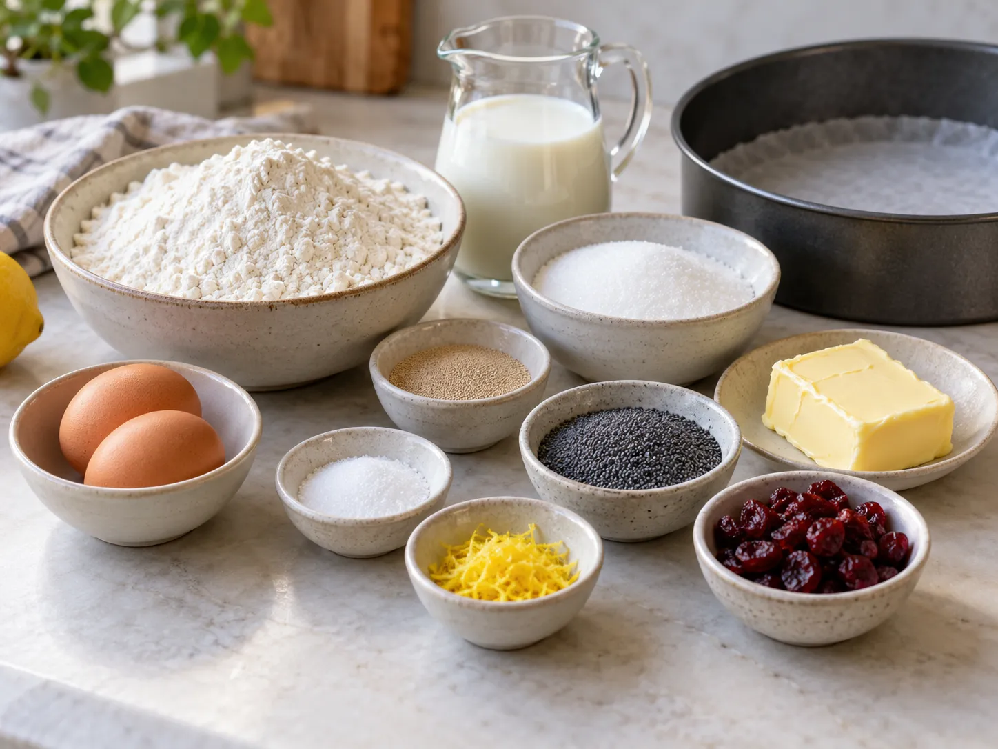 all-purpose wheat flour, instant dry yeast, granulated sugar, fine salt