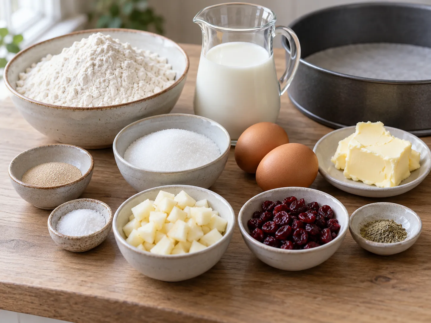all-purpose wheat flour, instant dry yeast, granulated sugar, fine salt