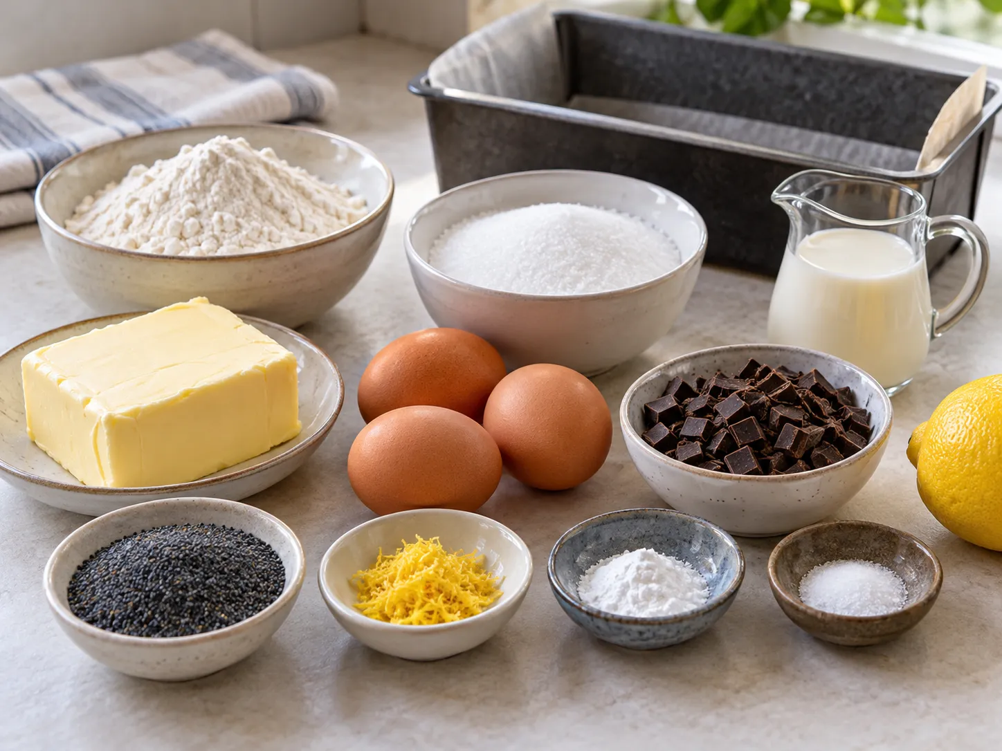 unsalted butter, softened, granulated sugar, large eggs, all-purpose wheat flour