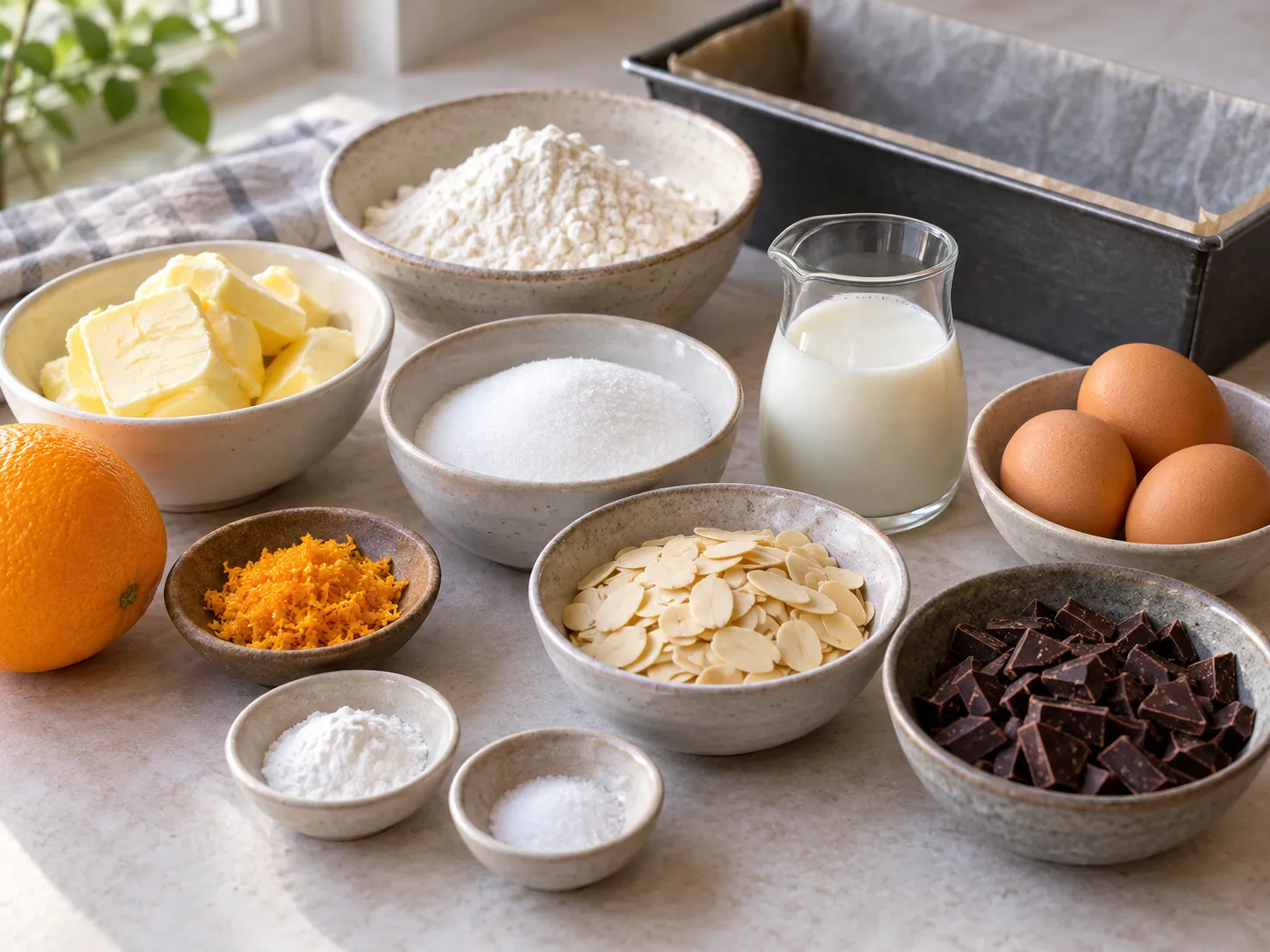 unsalted butter, softened, granulated sugar, large eggs, all-purpose wheat flour