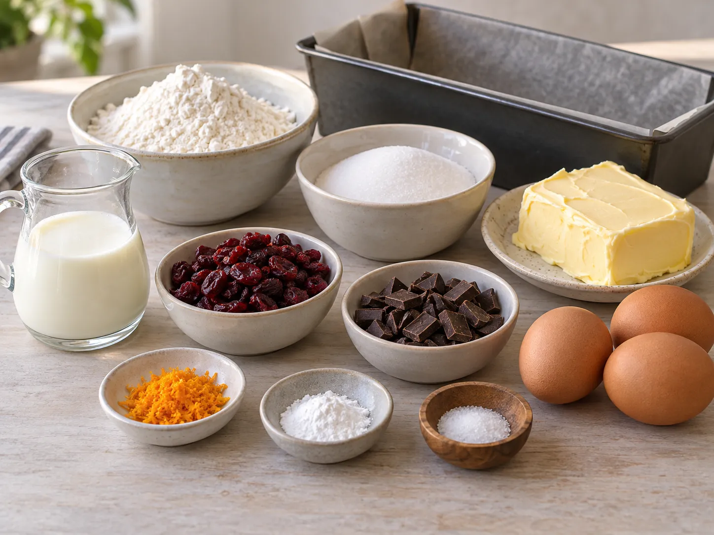 unsalted butter, softened, granulated sugar, large eggs, all-purpose wheat flour