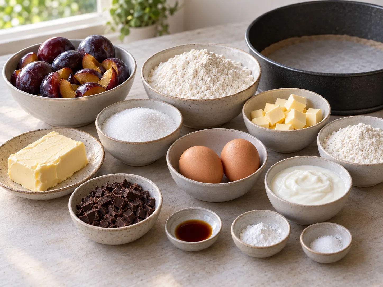 unsalted butter, softened, granulated sugar, large eggs, all-purpose wheat flour