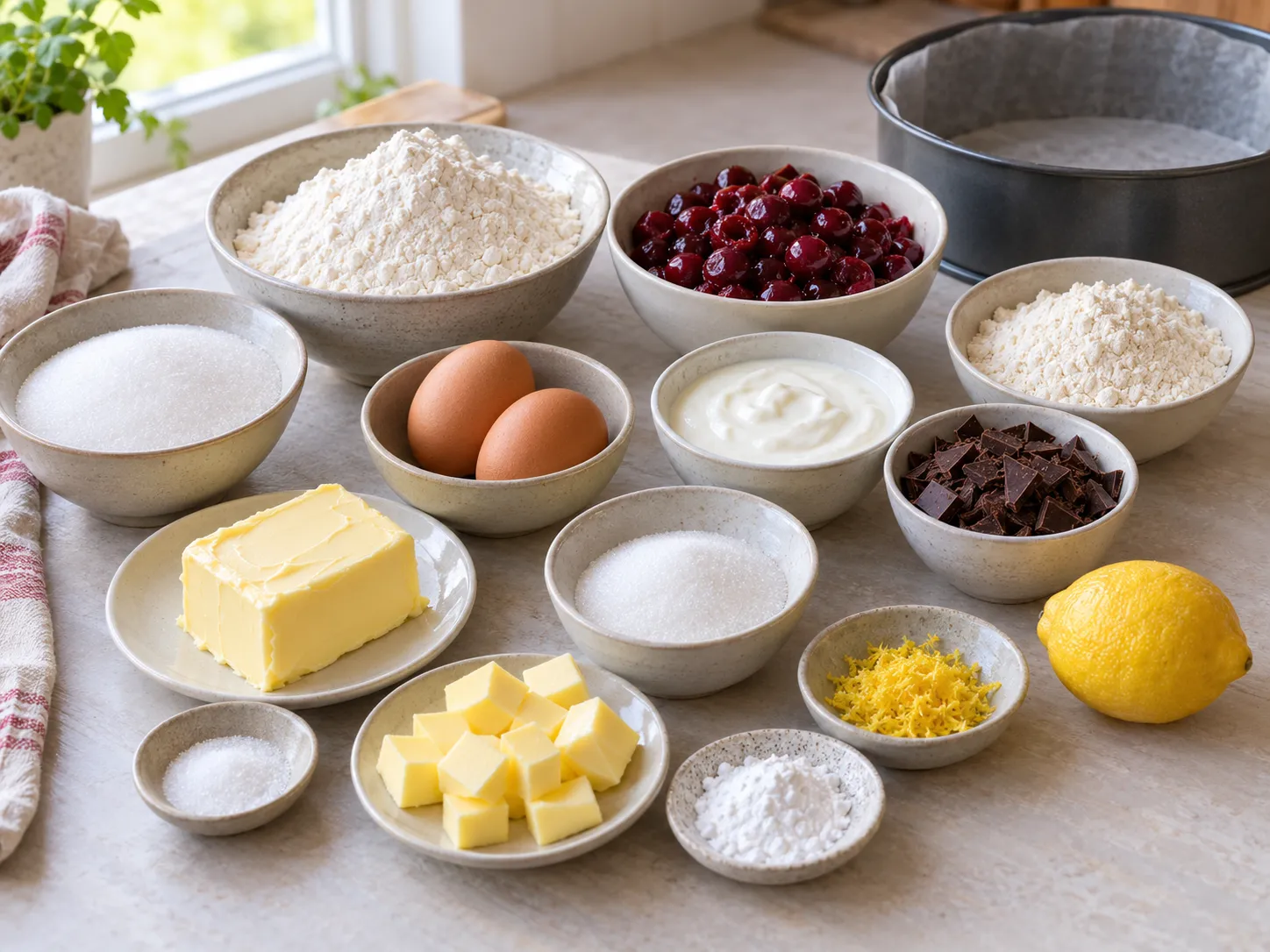 unsalted butter, softened, granulated sugar, large eggs, all-purpose wheat flour