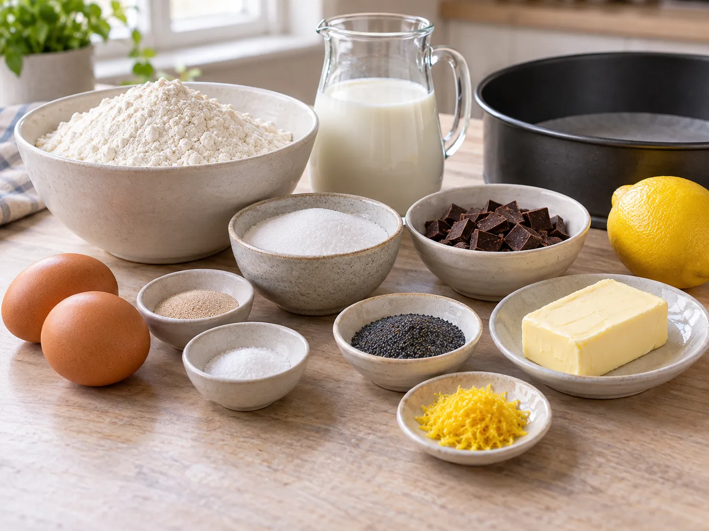 all-purpose wheat flour, instant dry yeast, granulated sugar, fine salt