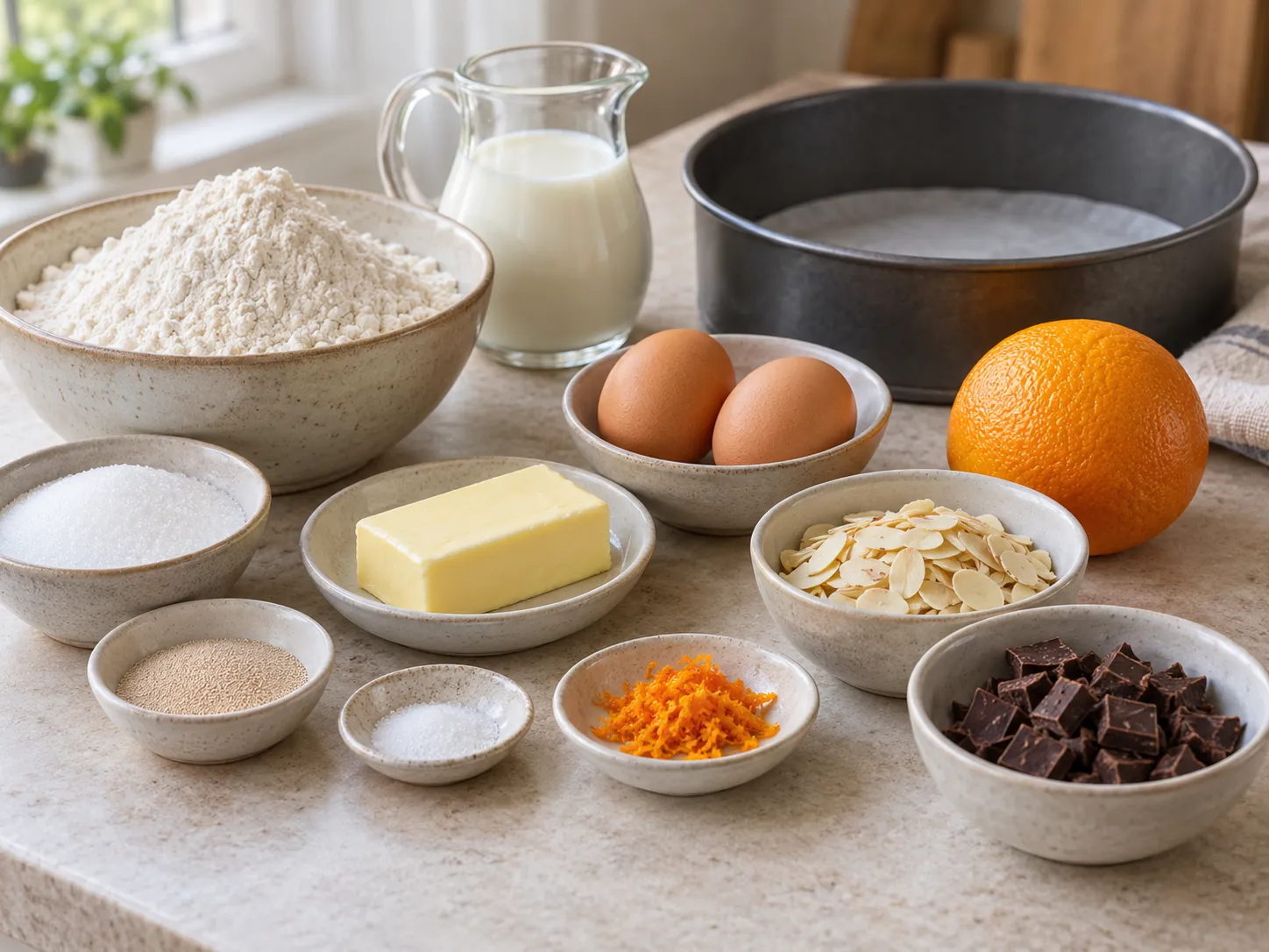 all-purpose wheat flour, instant dry yeast, granulated sugar, fine salt