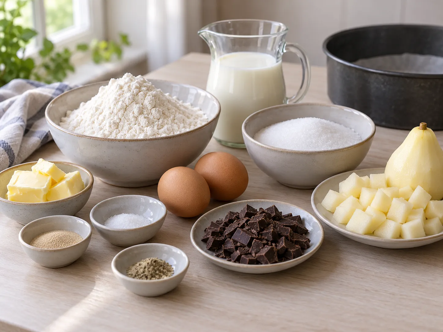 all-purpose wheat flour, instant dry yeast, granulated sugar, fine salt