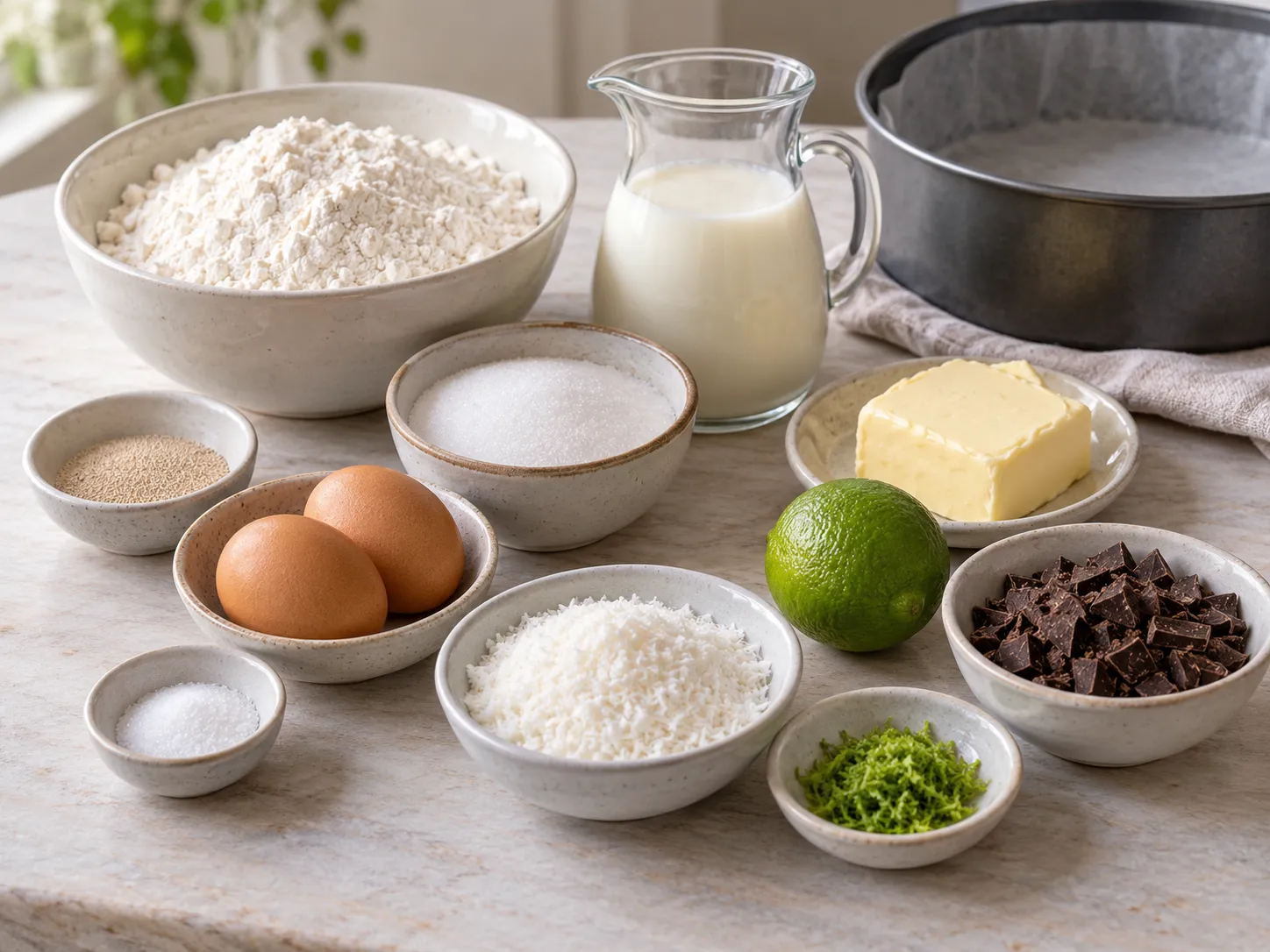 all-purpose wheat flour, instant dry yeast, granulated sugar, fine salt