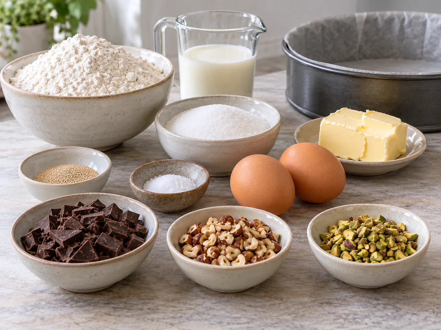 all-purpose wheat flour, instant dry yeast, granulated sugar, fine salt