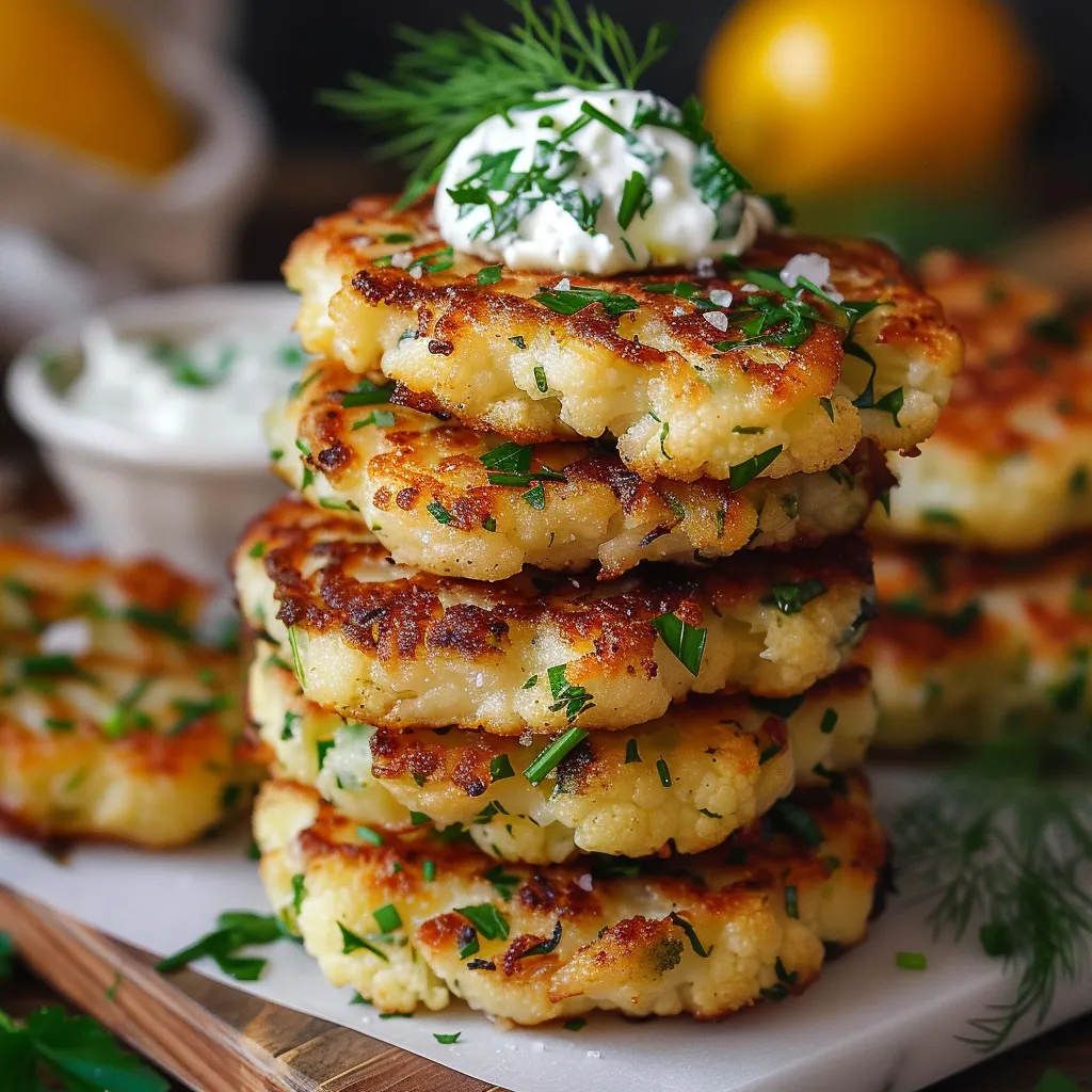 Cauliflower Fritters