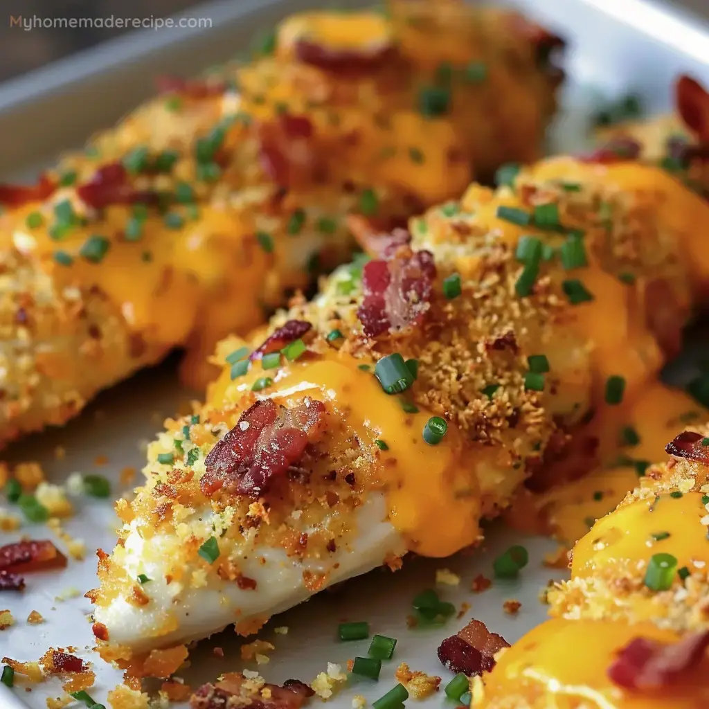 Delicious Cheddar Bacon Chicken Tenders