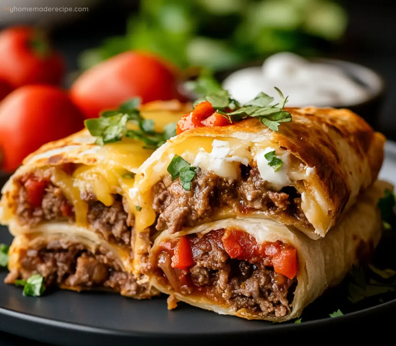 Crispy Cheese Steak Chimichangas