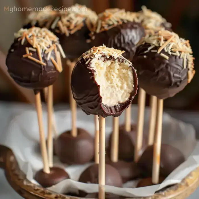 Easy Cheesecake-Stuffed Cake Pops