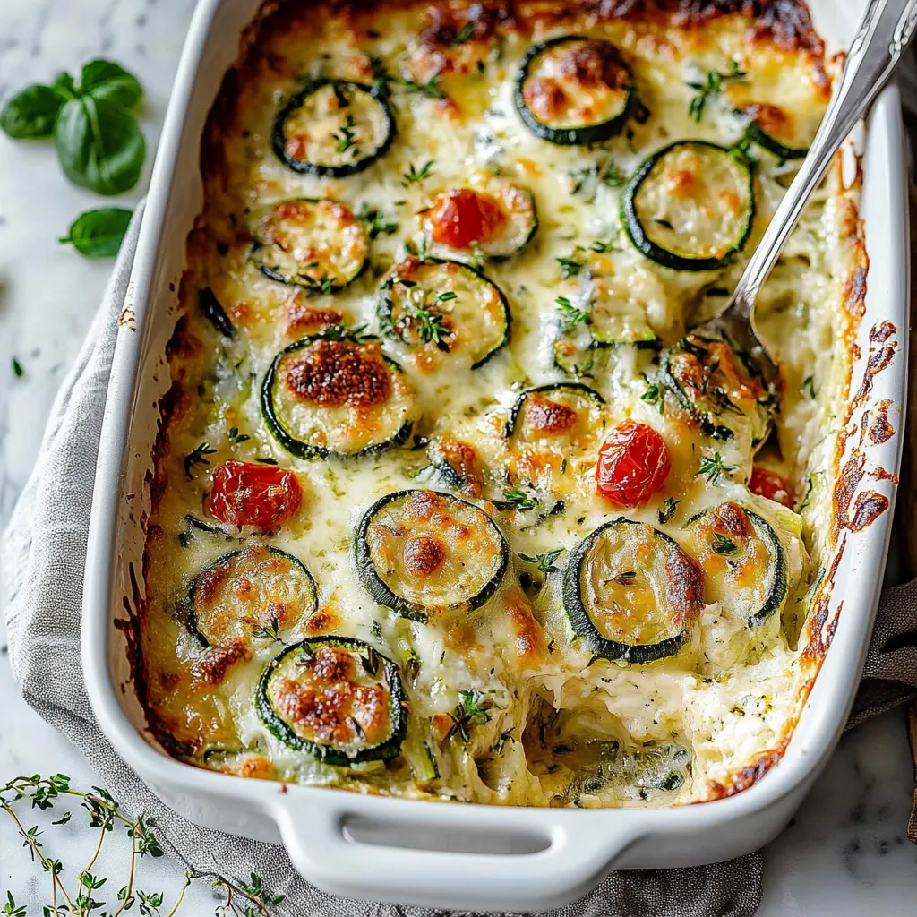 Cheesy Zucchini with Peppers and Mozzarella