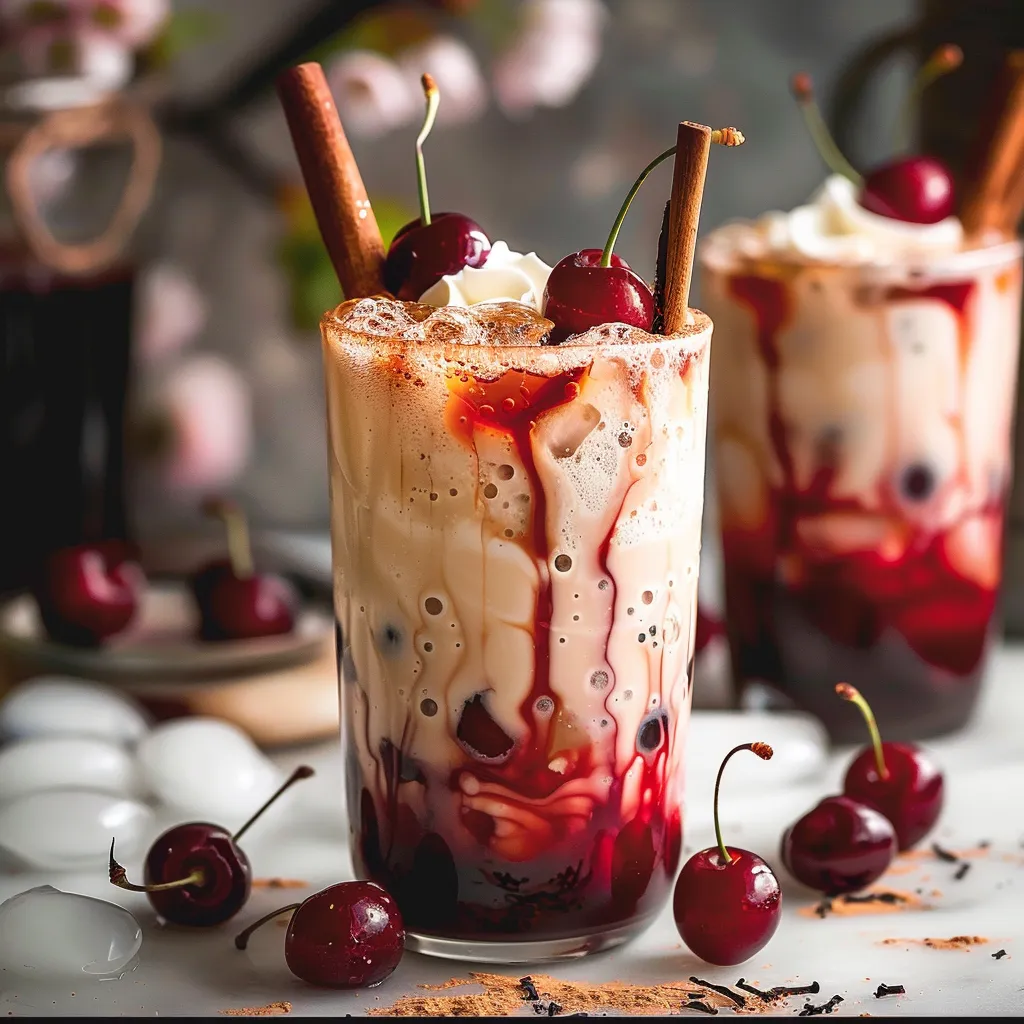 Cherry Earl Grey Milk Tea