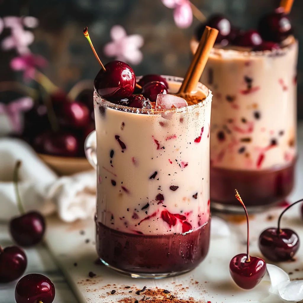 Cherry Earl Grey Milk Tea