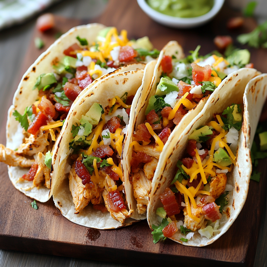 Elevate Taco Night with Chicken Bacon Tacos