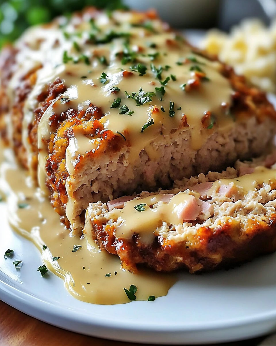 Chicken Cordon Bleu Meatloaf