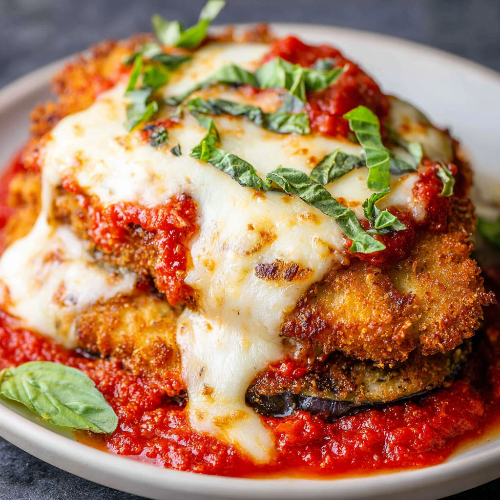 Tender Chicken and Eggplant with Parmesan and Marinara