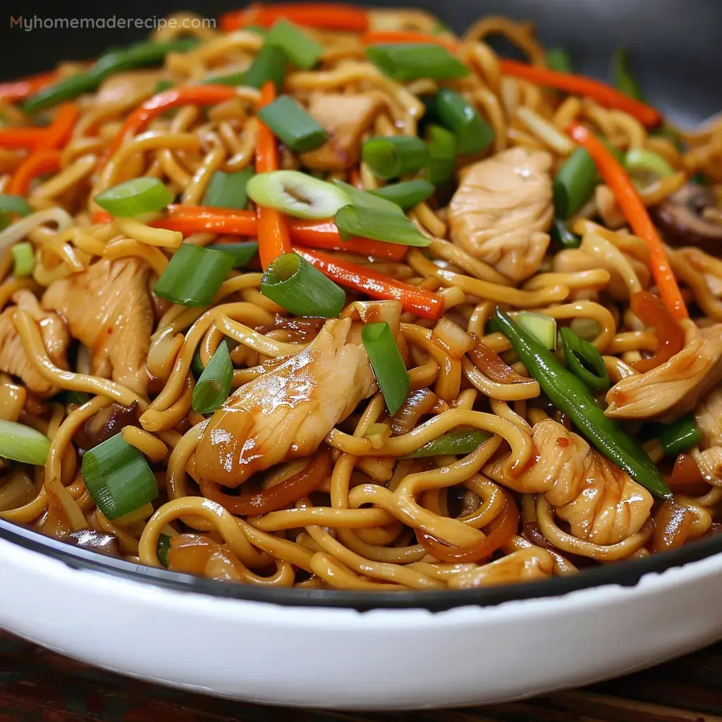 Easy Chicken Lo Mein