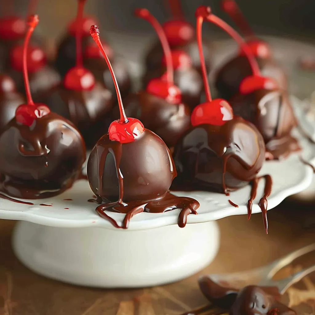 Homemade Chocolate Covered Cherries