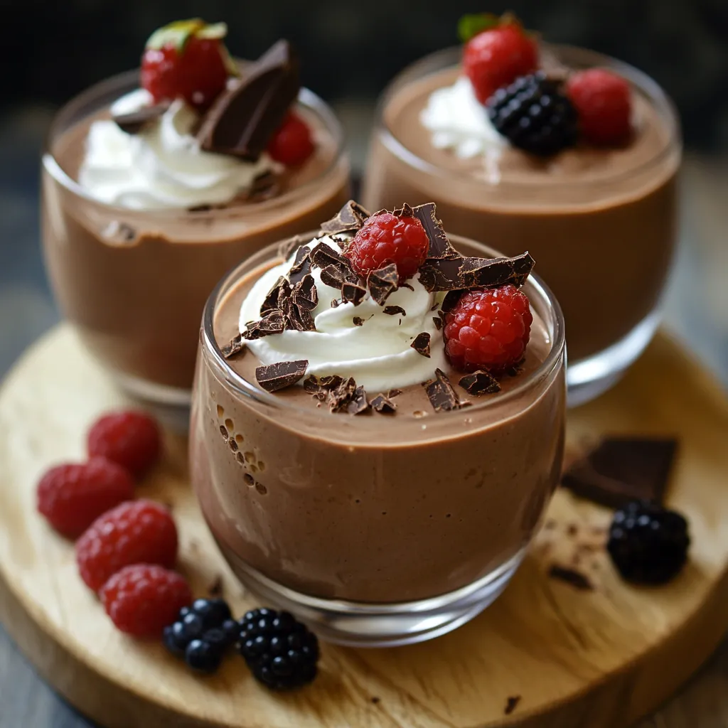 Thick & Creamy Chocolate Protein Pudding