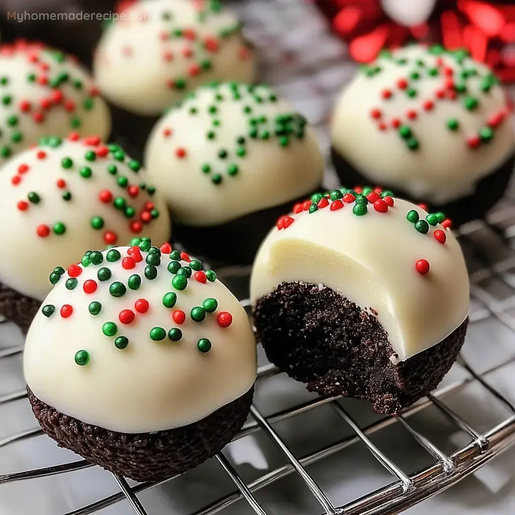 Christmas Oreo Balls