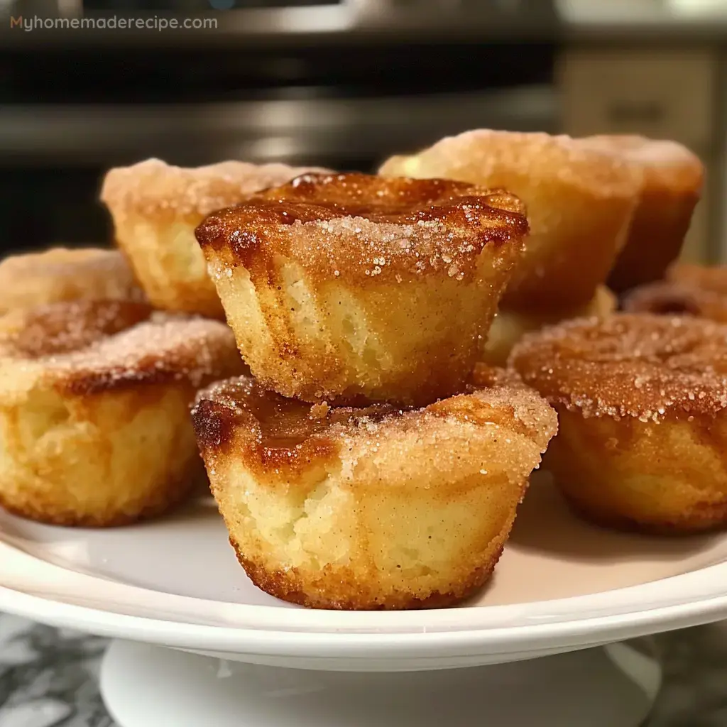 Easy French Toast Cinnamon Sugar Muffins