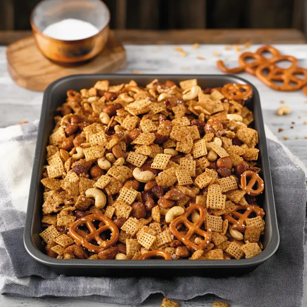 Easy Homemade Party Mix