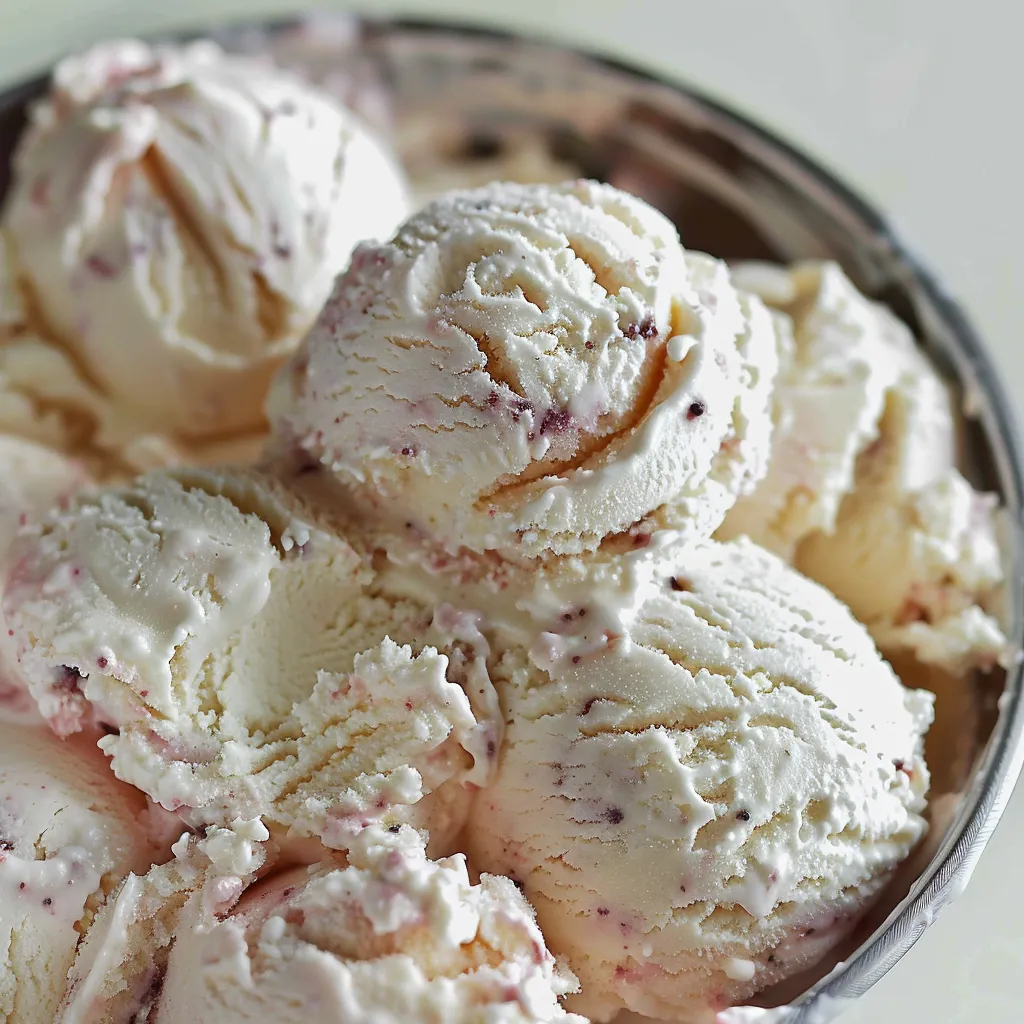 Creamy Cottage Cheese Ice Cream with Honey