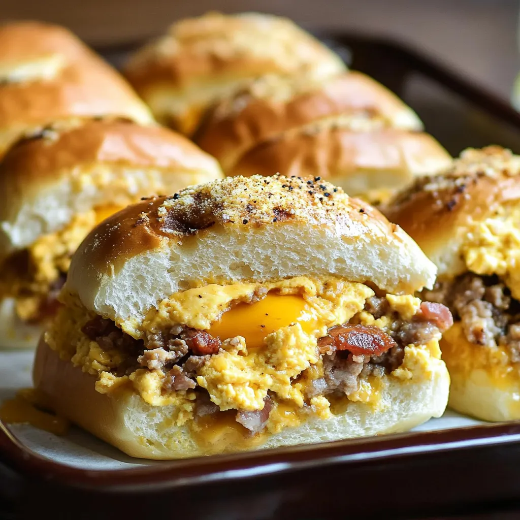 Easy Cowboy Breakfast Sliders