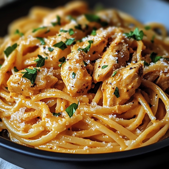 Cowboy Butter Chicken Linguine with Zesty Flavor