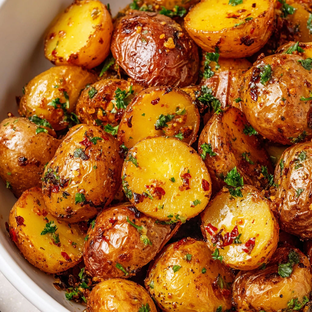 Cowboy Butter Potatoes with Roasted Garlic