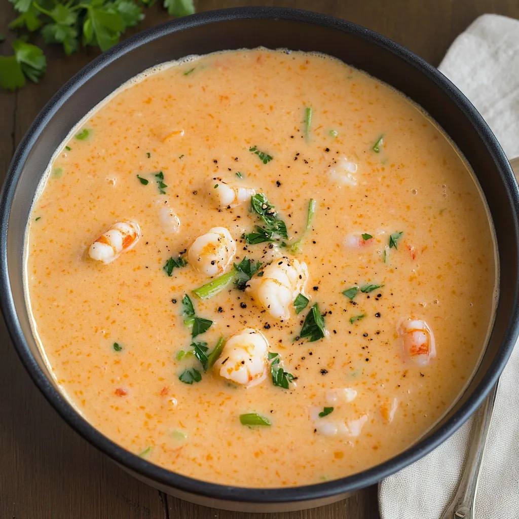 Creamy Crab and Shrimp Seafood Bisque