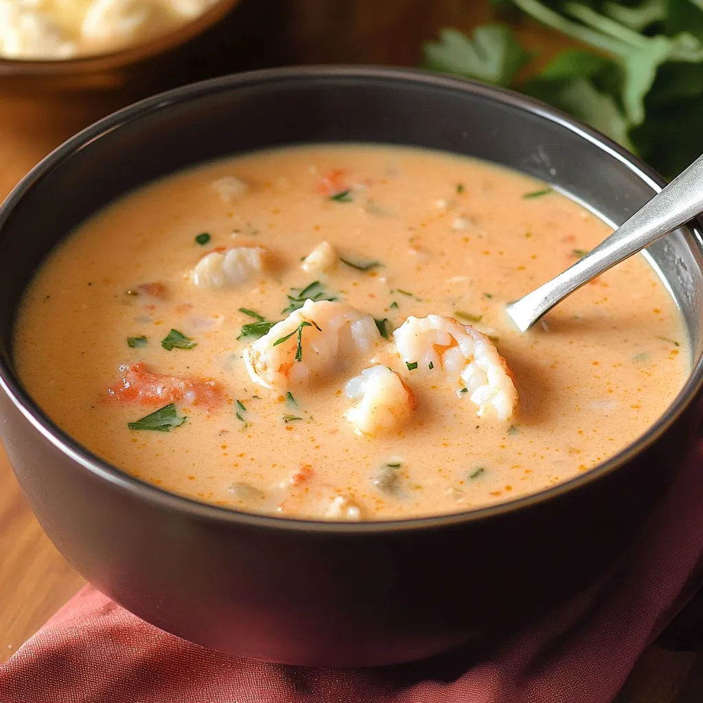 Creamy Crab and Shrimp Seafood Bisque