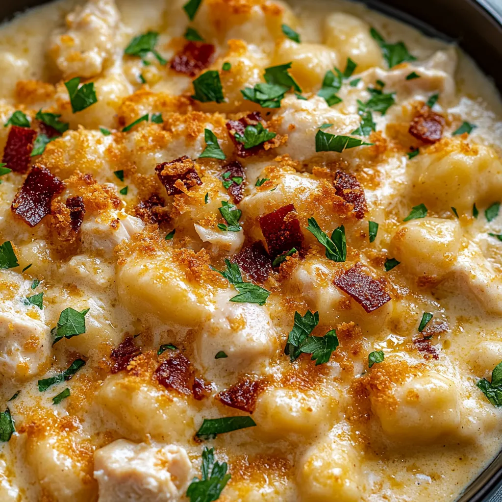 Easy Crack Chicken Gnocchi