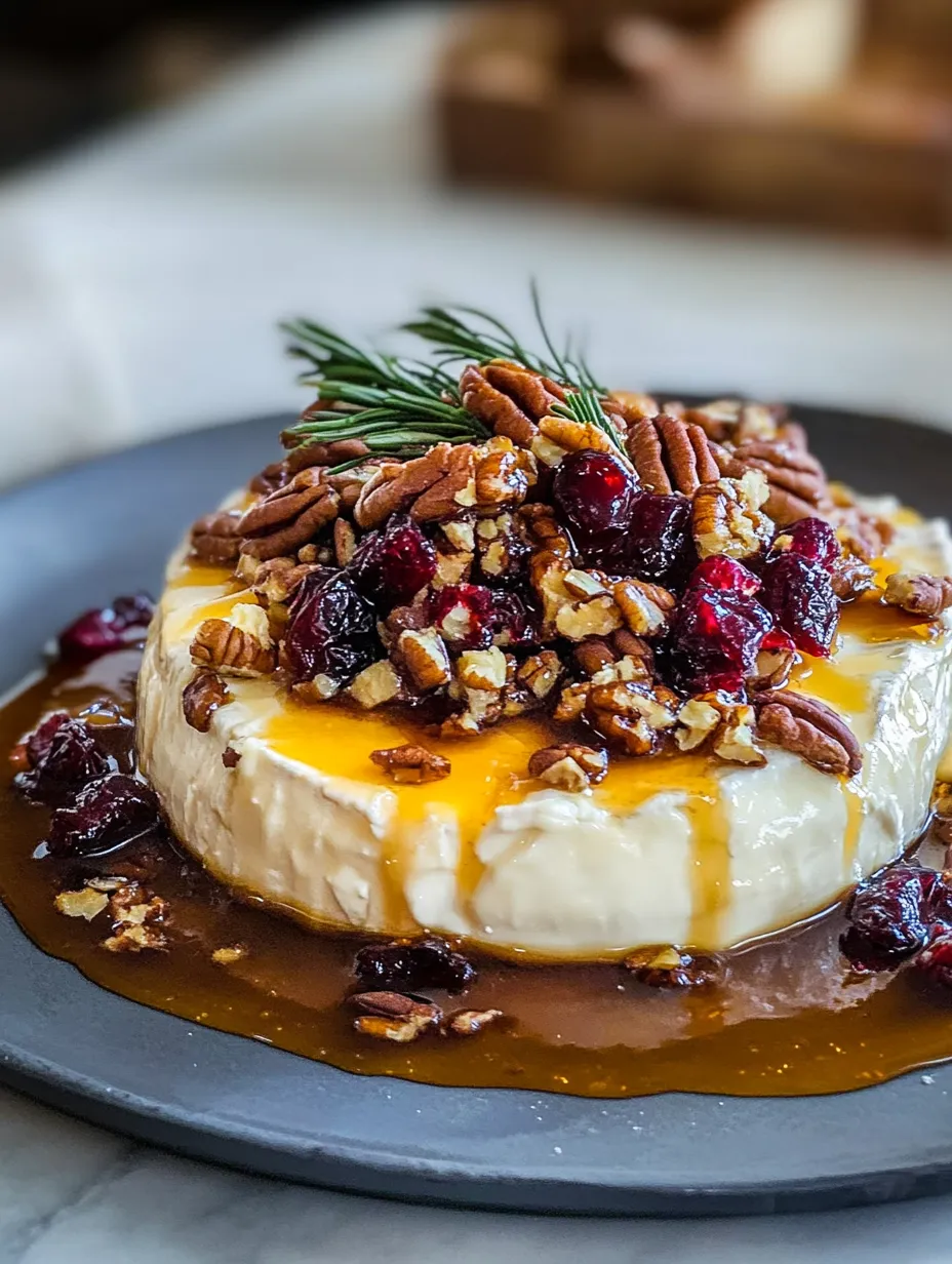 Cranberry Pecan Baked Brie