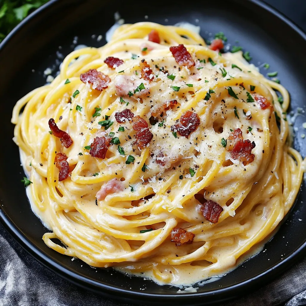 Classic Creamy Bacon Cheese Pasta Bake
