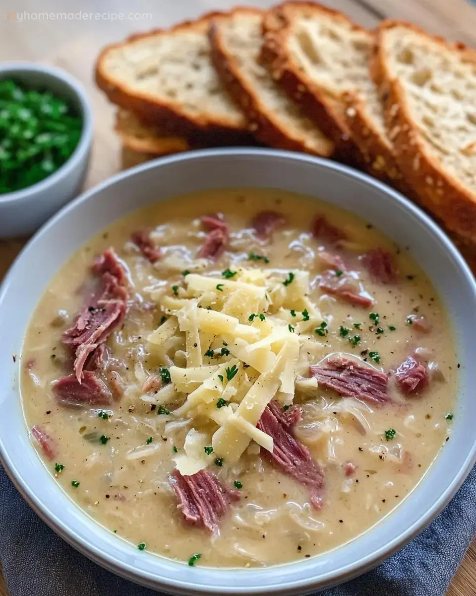 Creamy Reuben Soup Recipe: A Hearty Twist on the Classic Sandwich