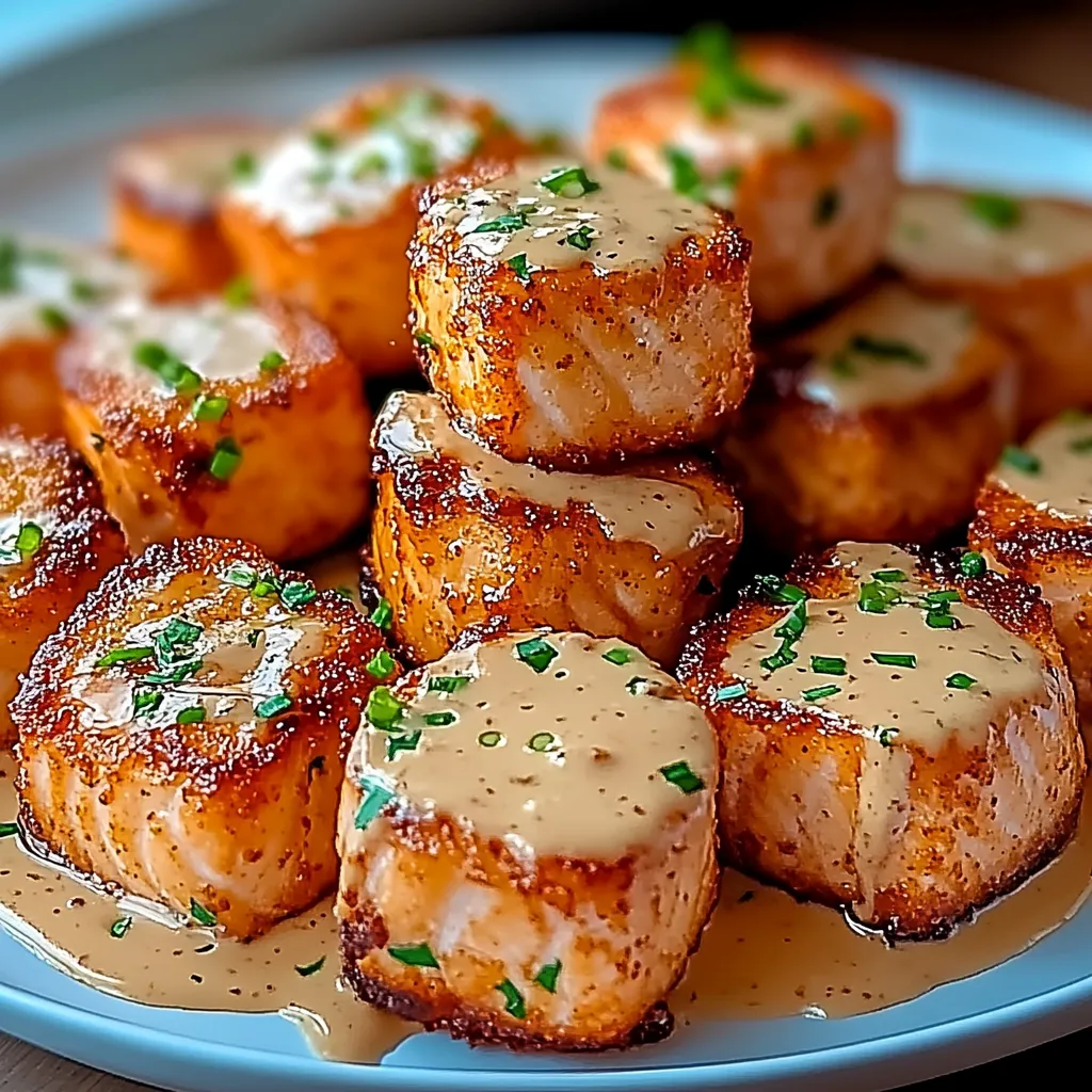 Crispy Salmon Bites with Spicy Sweet Chili Sauce