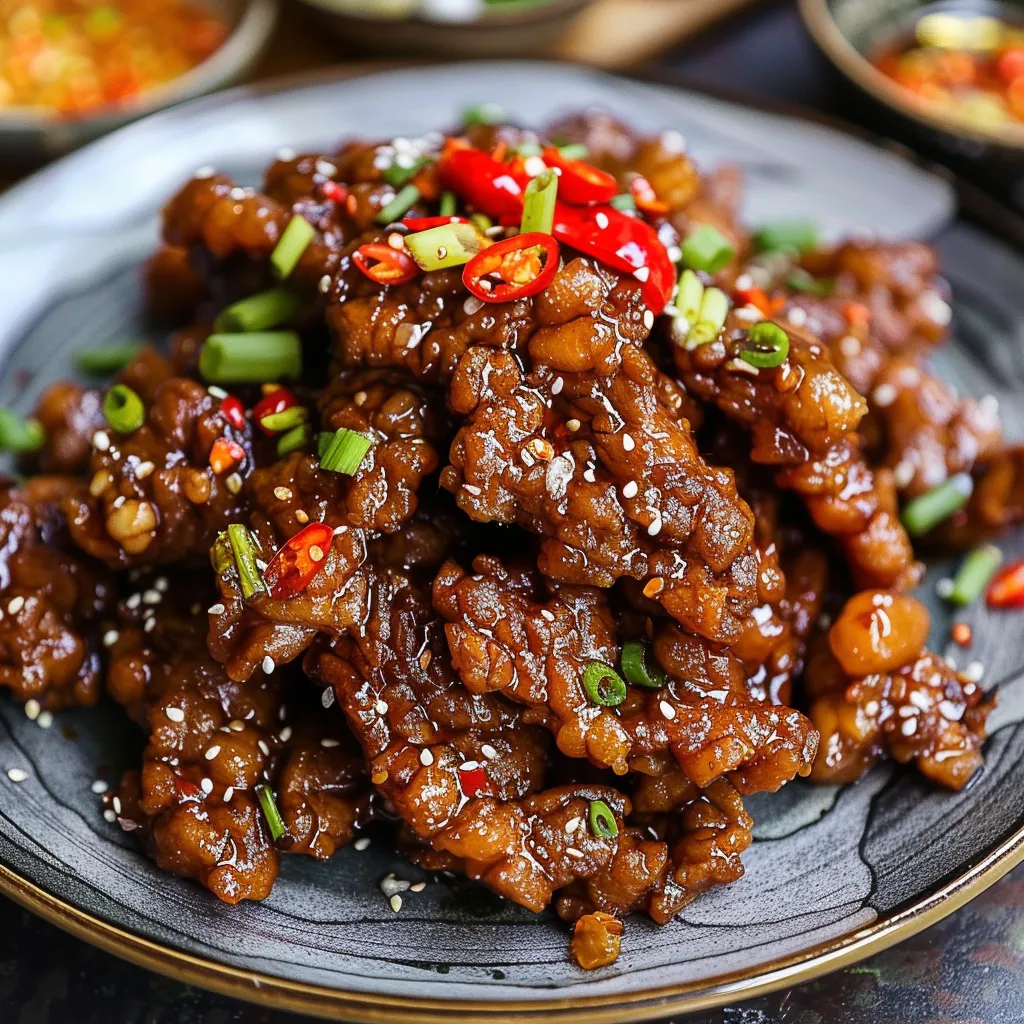 Homemade Crispy Chilli Beef